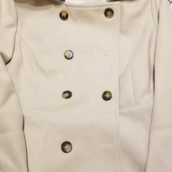 Beige Business Classic Double Breasted Lapel Neck - Picture 9 of 10